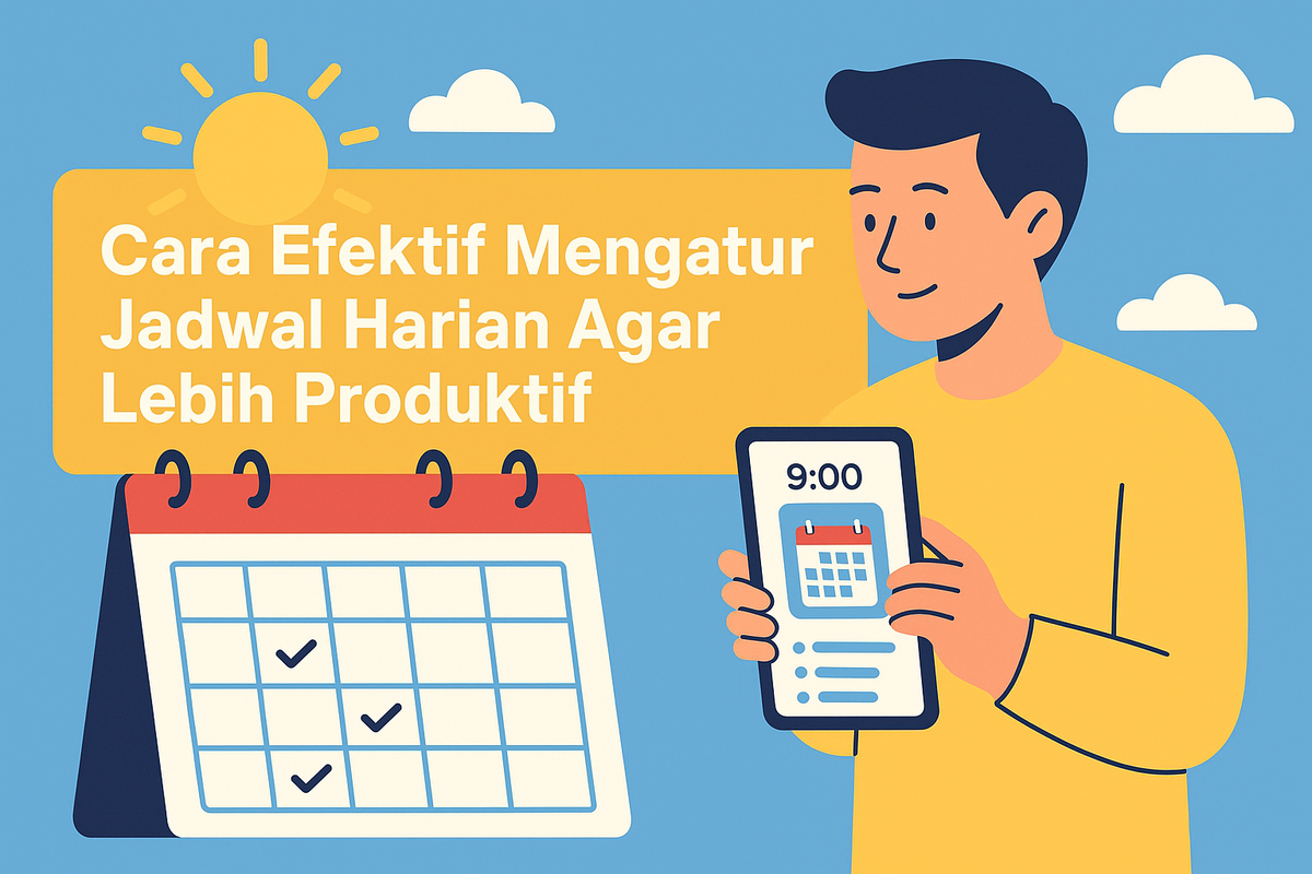 Cara Efektif Mengatur Jadwal Harian Agar Lebih Produktif