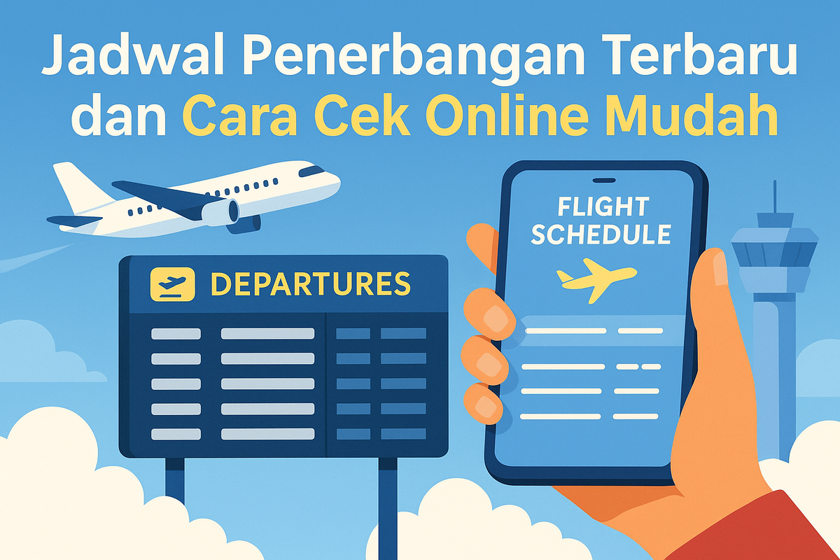 Jadwal Penerbangan Terbaru dan Cara Cek Online Mudah