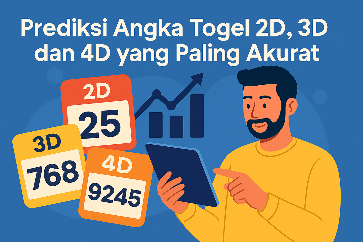 Prediksi Angka Togel 2D, 3D, dan 4D yang Paling Akurat