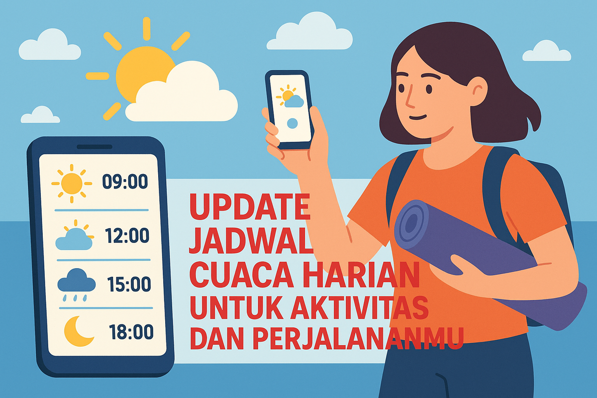 Update Jadwal Cuaca Harian untuk Aktivitas dan Perjalananmu
